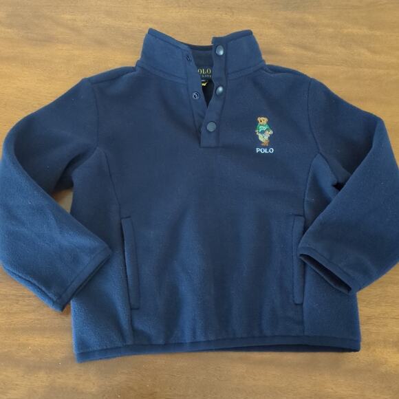 POLO RALPH LAUREN
Kids' Polo Bear Fleece Pullover In Cruise Navy Size 3T New NT - Picture 9 of 9